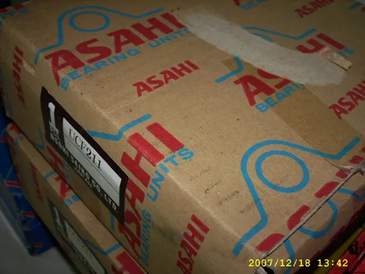 Original Made in Japan Asahi Bearing Units Ucfk204 Housing and Bearing Genuine Asahi Flange Bracket Unit Ucfk204 with Set Screws pictures & photos
