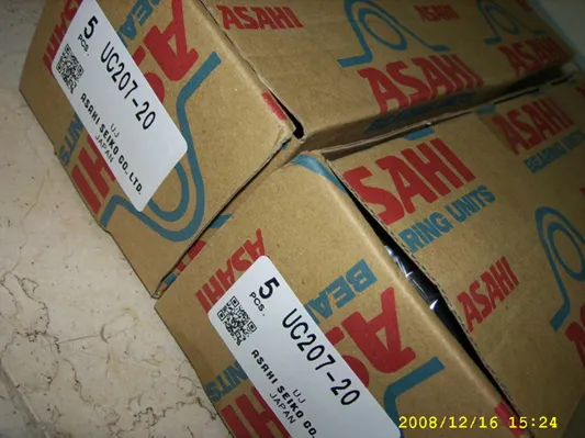 Original Made in Japan Asahi Bearing Units Ucfk204 Housing and Bearing Genuine Asahi Flange Bracket Unit Ucfk204 with Set Screws pictures & photos