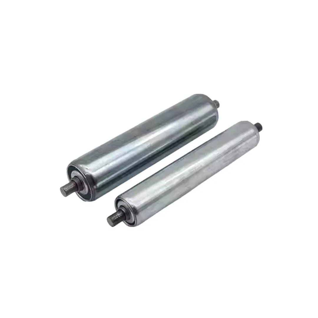 Custom Polyurethane Wheel Industrial Roller Two Bearings PU Conveyor Drive Rollers Heavy Duty Urethane Rubber Roller Recovering pictures & photos