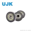 Electric Forklift Silent Rubber Wheels Manual Hydraulic Trolley Unloading Aluminum Alloy Hub Bearing Pulley