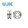 17*58*25mm LV203 Chrome Steel LV Series V Groove Pulley Traces Walking Guide Rail Bearings Roller Bearing Wheel for Roller Guide