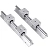 SBR Round Linear Guide Rail with Support Linear Shaft Bearing Rail SBR16-1000mm, 1500mm, 2000mm, 3000mm, 4000mm Linear Guide Rail