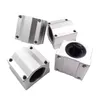 SBR25uu SBR25luu Linear Slide Block Bearing, 25mm Bore Linear Motion Unit for SBR25 Linear Guide Rail, Smooth & Low Noise Ball Bearing Block for Laser Cutting &
