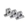 Aluminium Alloy Linear Shaft Support Block Anodized Finish Linear Motion Bearing 1000n Static Load Capacity Large Capability