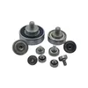 I. D 4-14mm External Thread POM Plastic Coated Bearing High Wear Resistant Nylon Threaded Guide Wheel with Screw Threaded Ball Bearing