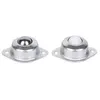 Heavy Duty R053012210 Ball Transfer Unit, Chrome Steel Universal Bull's Eye Wheel Bearing, R0530-122-10 Precision Roller Ball for Industrial Material Handling &