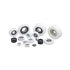 Bdr26 Coated H-Type Pulley Single Ball Bearing Deep Groove Plastic Roller for Tool Cabinet Furniture Mobile Transmission Wheel