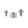 Metric Stainless Steel Ball Transfer Units, Bolt Type Universal Bull's Eye Roller with Fixing Nut, Heavy Duty Omnidirectional Transport Bearing