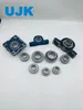 Ujk 100mm Shaft & Pillow Block Bearings UCT210 Set, Ball Bearing Block Carbon Steel for Conveyor Drives
